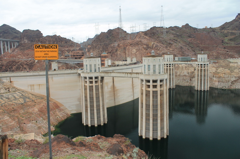 scene, water, electric, tourism, industry, power, mead, vegas, no people, landmark, america, structure, scenic, built structure, connection, concrete, construction