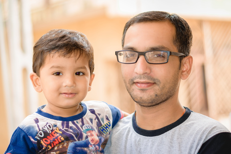 people, son, emotion, looking at camera, mild smile, men, child, adult, gujarat, smiling, headshot, two people, males, portrait, 5K, front view, offspring