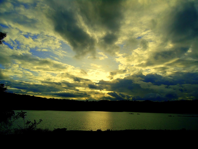 scenery, setting, no people, dusk, outside, evening, water, scenics - nature, clouds, the evening sky, nature, beautiful, 2K, reflection, dramatic sky