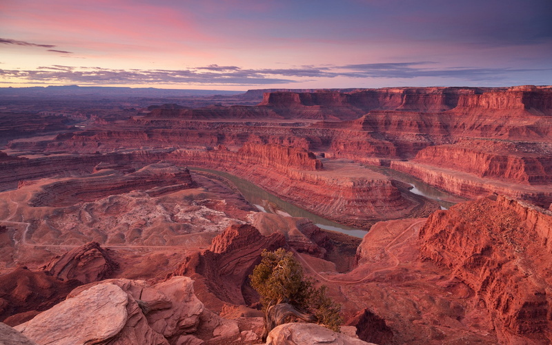 Canyon, Rocks, USA, Red, 1080P, Sky