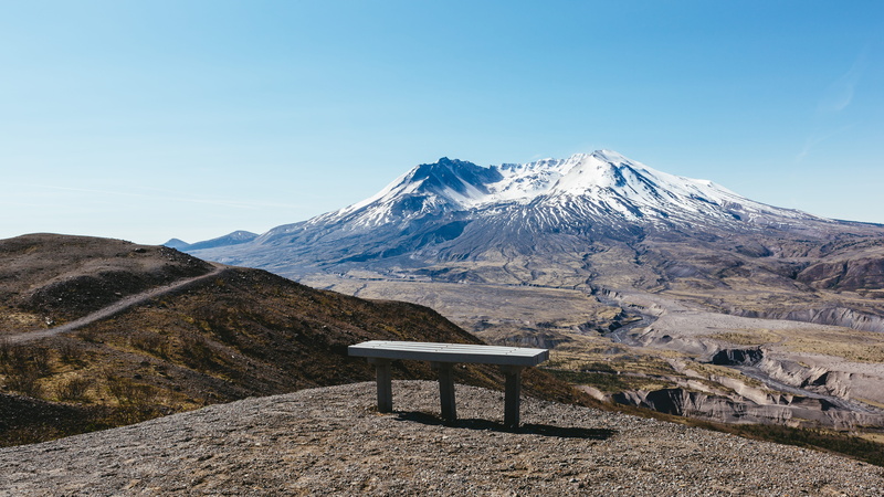 nature, mountain peak, trail, pacific northwest, path, " mount st. helens", tranquil scene, 5K, mountain range, environment, united states, blue, idyllic
