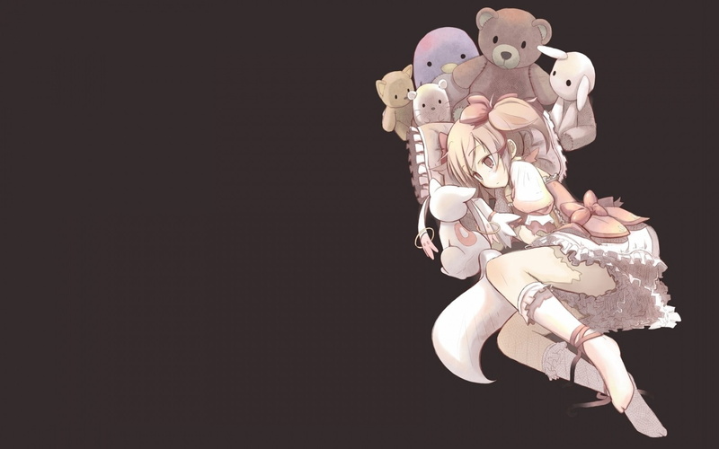 anime girls, single object, anime, human representation, no people, Mahou Shoujo Madoka Magica, figurine, illuminated, 1080P, copy space, indoors, white color