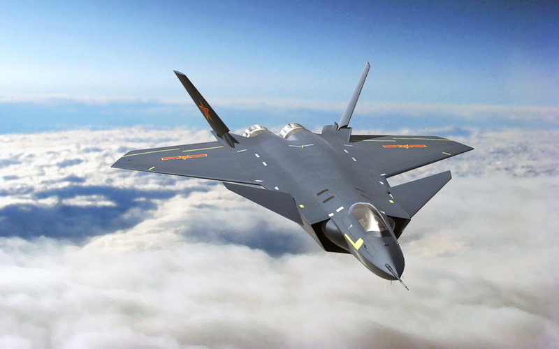 dragon, mighty, chengdu, stealth, aircraft, 4K, chinese, generation, military, fighter, vehicle