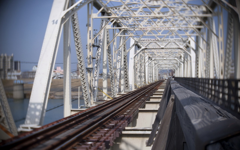 rails, railroad, 1080P, bridge, architecture, hd