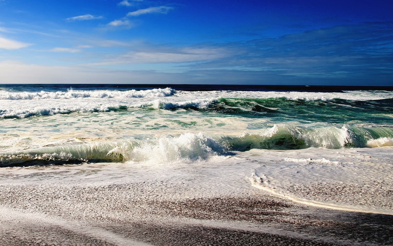 outdoors, cloud - Sky, flowing water, wave, power in nature, breaking, nature, atlantic Ocean, travel, tropical Climate, waters Edge, tide, pacific Ocean