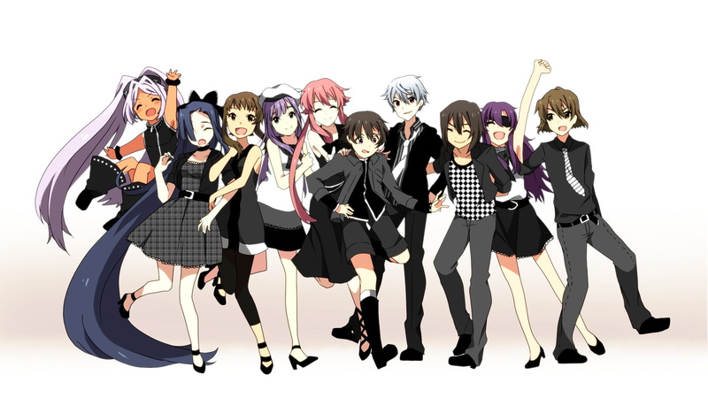 Tsubaki Kasugano, Aru Akise, Yuno Gasai, Minene Uryu, Yukiteru Amano, 1080P, Masumi Nishijima, Mao Nonosaka, Hinata Hino, Muru Muru, Ouji Kosaka, Anime