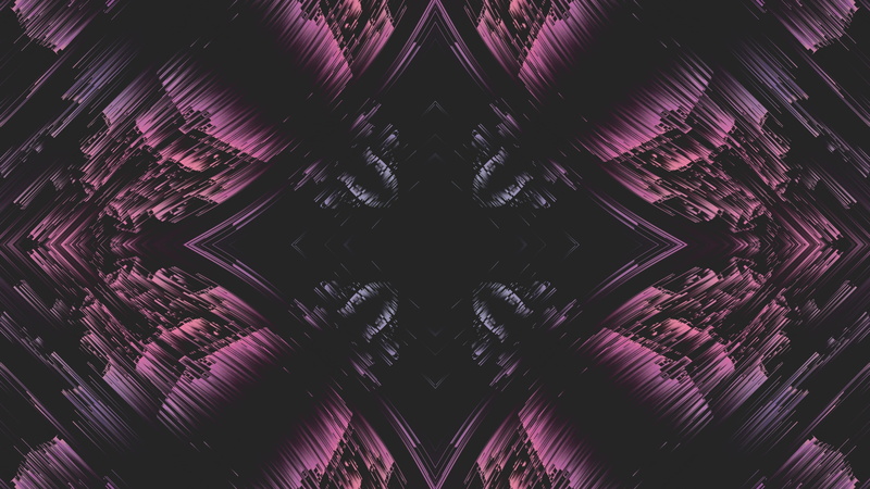 purple, symmetry, pink color, technology, art and craft, shape, indoors, abstract, Symmetrical, digital composite, lighting equipment, backgrounds, creativity
