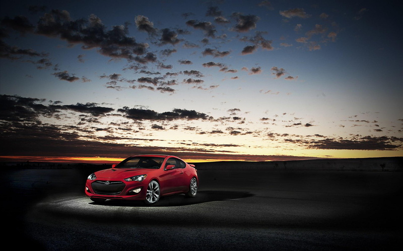 genesis, hyundai, red, 1080P, cars, 2013, coupe, modern