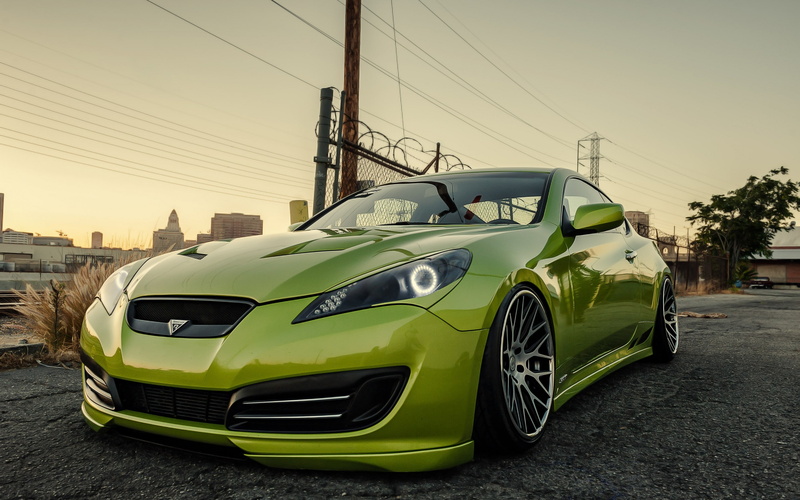 coupe, hyundai genesis, sport cars, coupe cars, genesis, stanced, hyundai, 2K, gorgeous