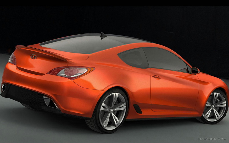 hyundai, orange, cars, coupe, 720P, genesis, concept