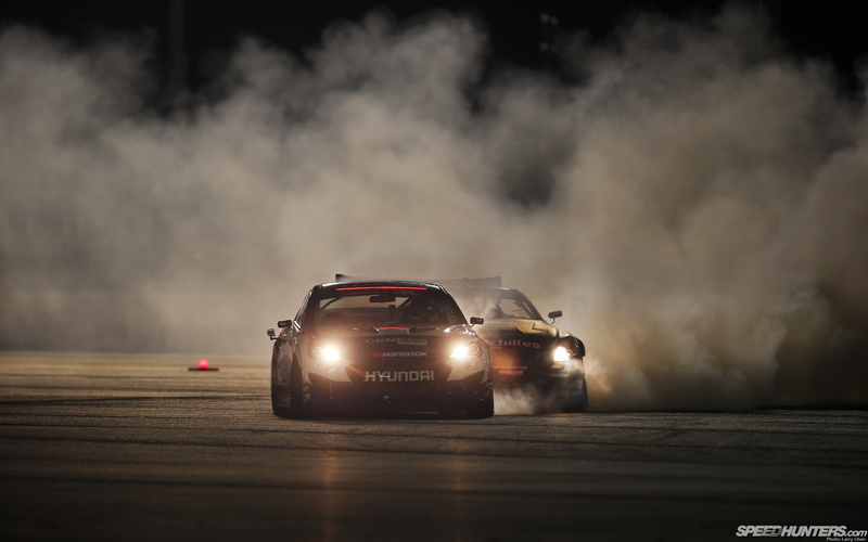 1080P, hyundai, smoke, hd, drift, genesis, cars