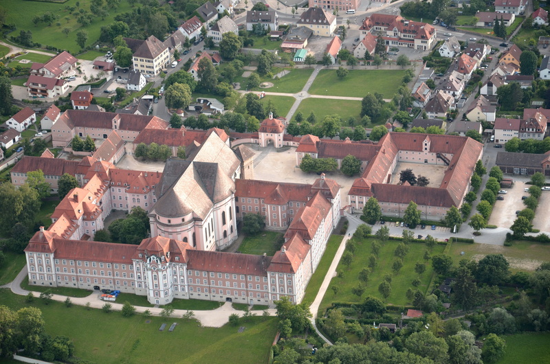 cityscape, religion, built structure, city, building exterior, house, birds eye view, tree, architecture, residential district, land, monastery, town, park