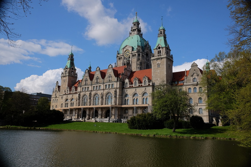 religion, lower saxony, government, places of interest, Town Hall, plant, tree, Hanover, travel destinations, sky, place of worship, outdoors, building