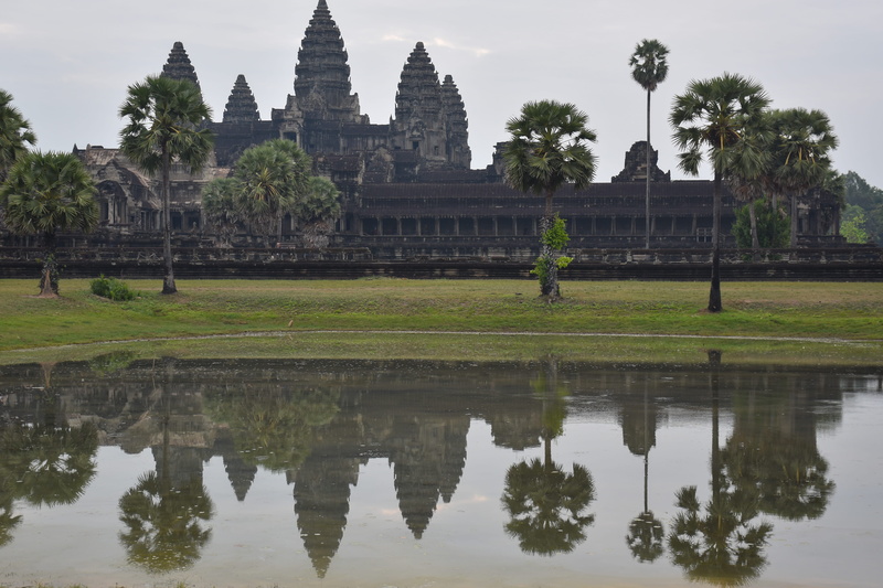 ancient temple, building exterior, shrine, plant, temple, grass, reflection, castle, outdoors, the past, ancient civilization, travel destinations, belief