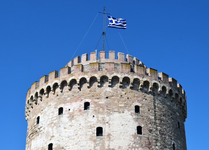 travel, ruined, monument, low angle view, 12th century, built structure, blue, the past, sky, tourism, outdoors, exterior, city, ancient, white tower, history