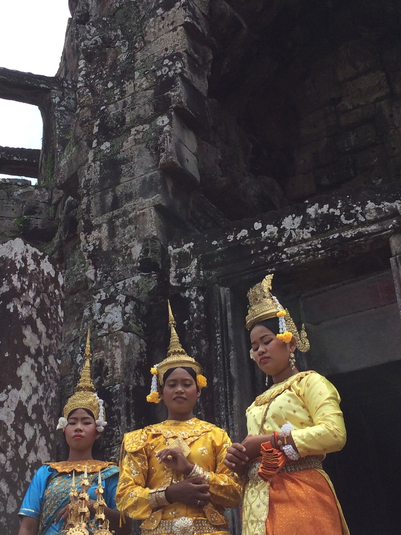 human representation, statue, silk, dancers, 2K, the past, traditional, spirituality, festival, real people, people, leisure activity, cambodia, lifestyles