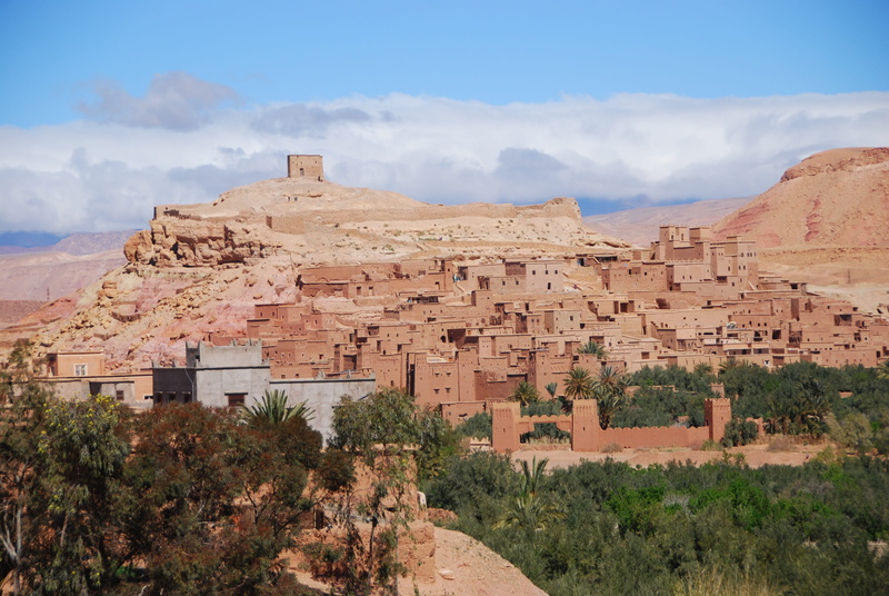landscape, morocco, 4K, mountain, no people, building exterior, casbah, hot, sky, scenics - nature, environment, sand, day, history, ancient civilization