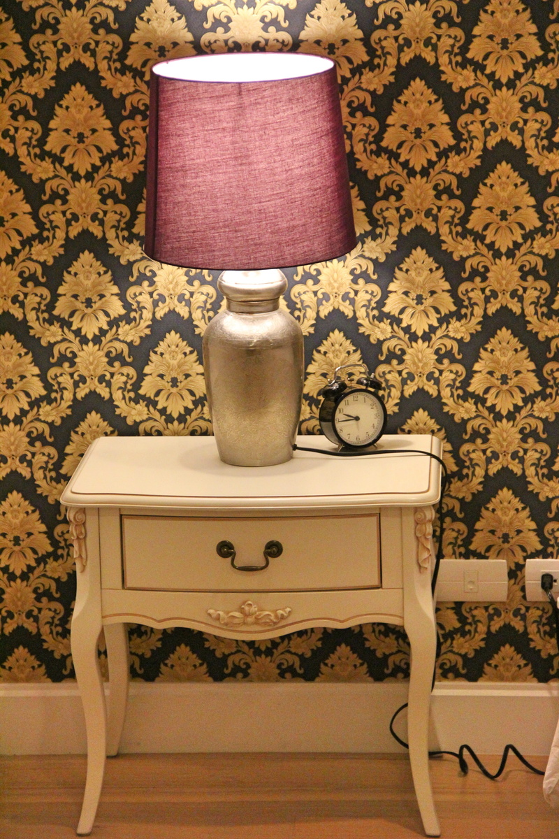 5K, building, leash, furniture, domestic room, thailand, electricity, lamp, floral pattern, no people, side table, lighting equipment, lamp shade, illuminated