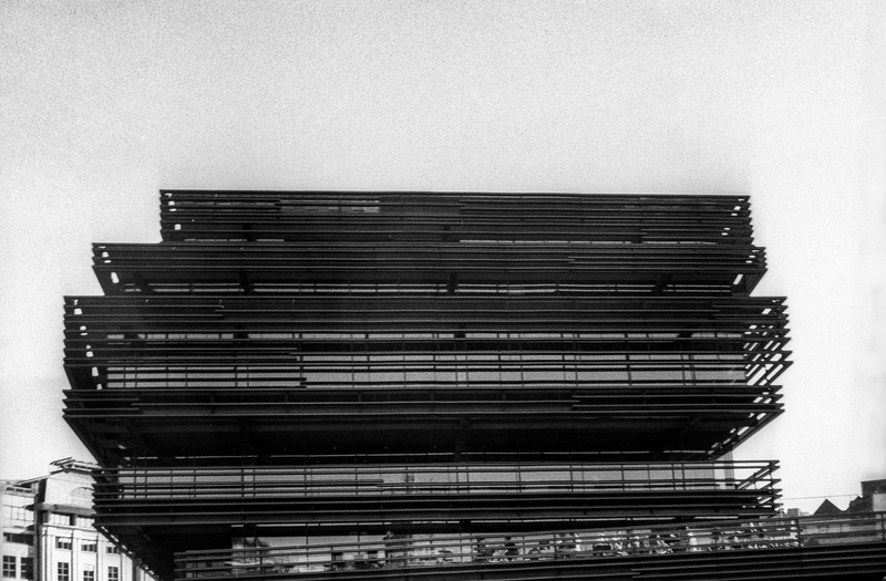 belgium, building, stack, architecture, 2K, pile, low angle view, close-up, ilford, day, no people, sky, metal, old, library, clear sky, in a row, copy space