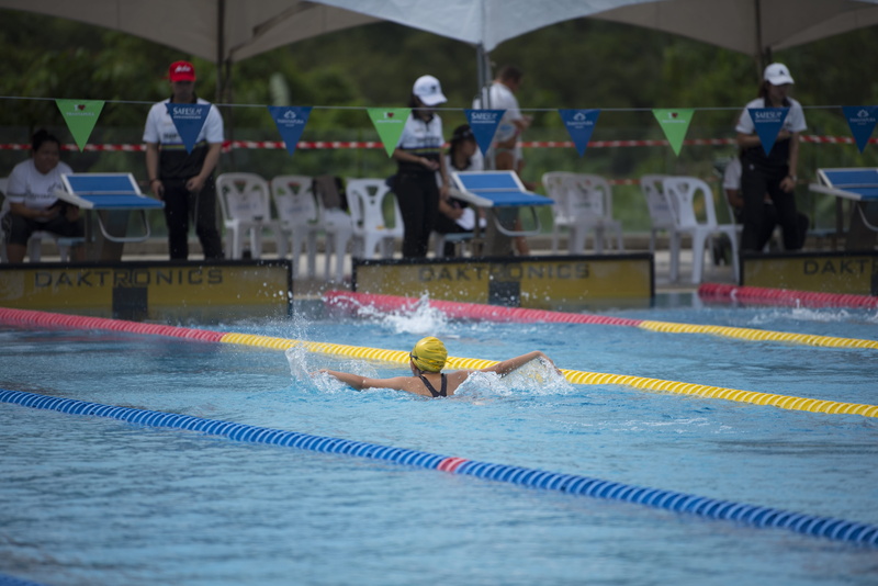 yellow, effort, swimmer, motion, practice, butterfly stoke, people, outdoors, lifestyles, skill, splash, thailand, endeavor, splashing, swimming pool, pool
