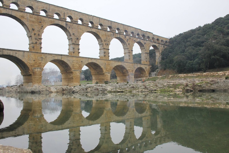 bridge, no people, reflection, aqueduct, day, history, paris, ancient rome, releases, famous Place, bricked, outdoors, tree, waterfront, bridge - Man Made Structure