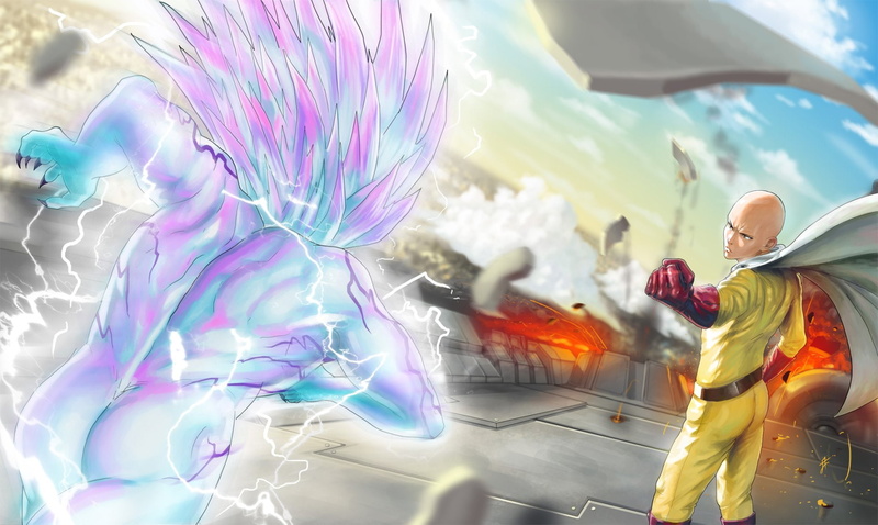 One-Punch Man, Anime, Lord Boros (One-Punch Man), 1080P, Saitama (One-Punch Man)