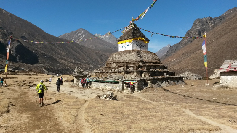 group of people, travel destinations, architecture, travel, buddhist, temple, day, stupa, spirituality, nature, outdoors, 2K, mountain range, nepal, mountain