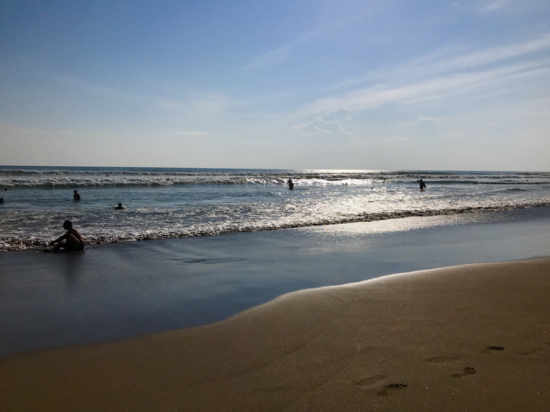 nature, Beach, sea, motion, sport, coast, leisure, horizon over water, Travel, 4K, ocean, seminyak beach, day, vacation, scenics - nature, Bali, tourism
