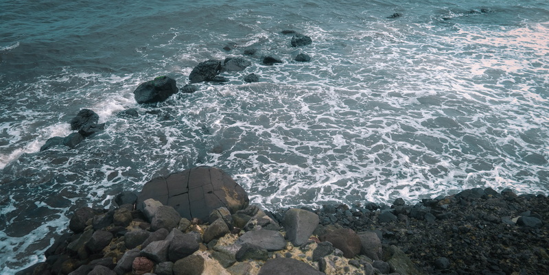 ocean, water, shore, nature, rock, philippines, high angle view, wave, beauty in nature, sport, motion, solid, rocky coastline, waves, power in nature