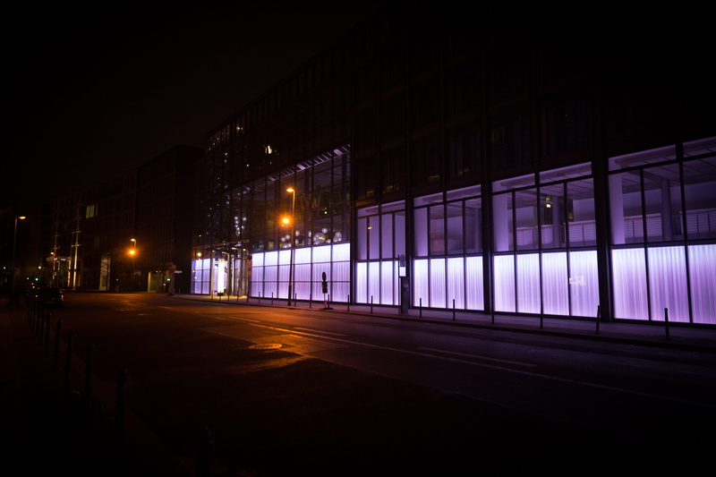 architecture, window, no people, empty, 5K, absence, dark, purple, berlin, illuminated, germany, nightlife, transportation, road, orange, building exterior