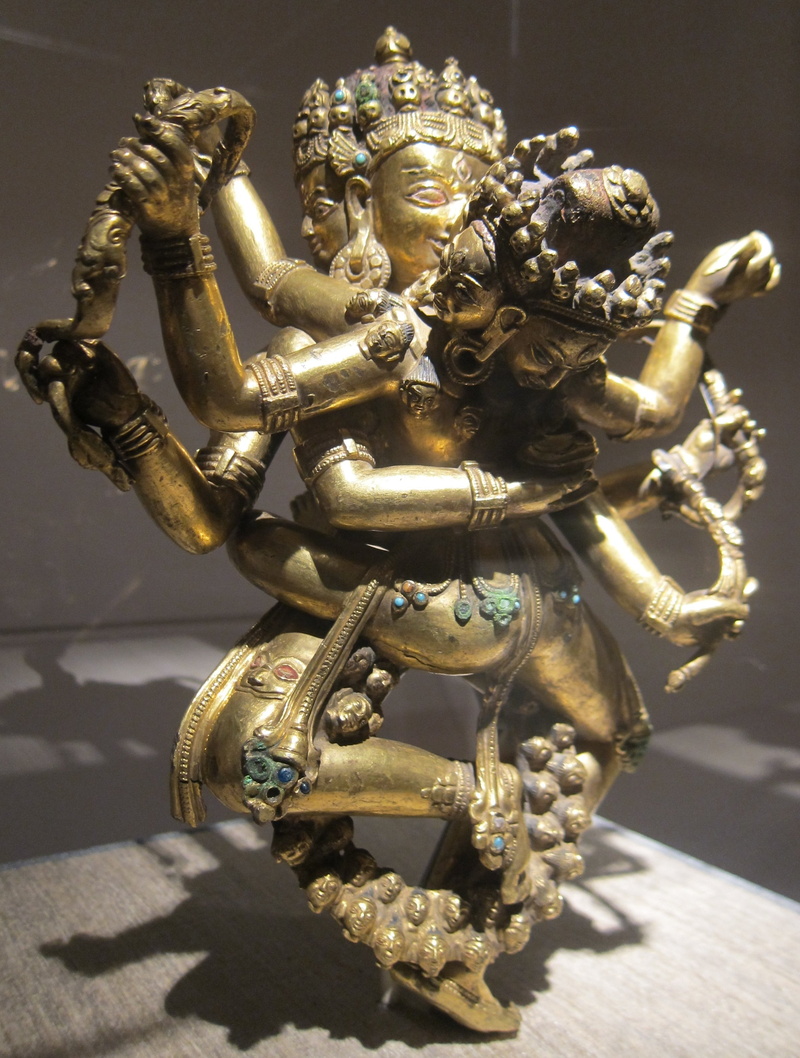 spirituality, indoors, mahamaya, bronze, old, sculptures, tibeto, belief, indian, 2K, sculpture, idol, no people, creativity, gold colored, institute