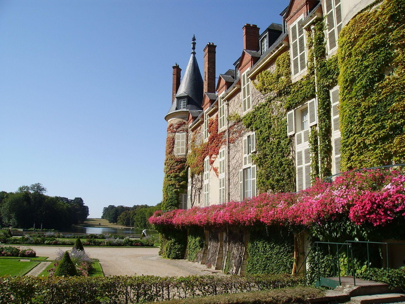 ancient, france, castles, 1080P, rambouillet, architecture, tracos, vue, chateau