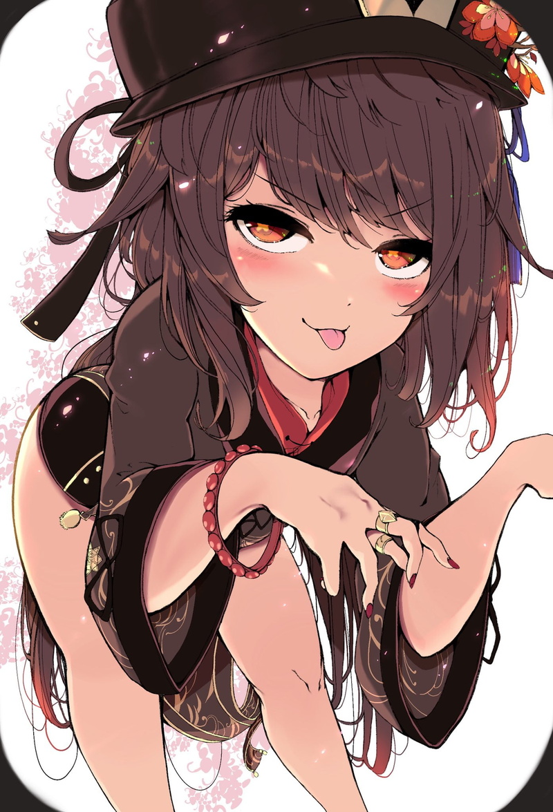 simple background, Jiù, Hu Tao (Genshin Impact), anime girls, vertical, anime, 1080P, hu tao, Genshin Impact