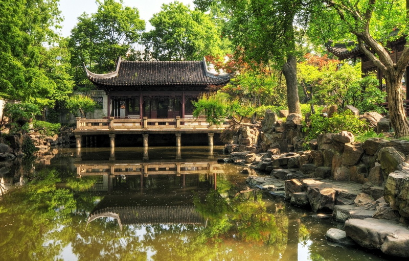 Yuyuan Garden, Garden, Yuyuan, China, Man Made, 1080P, Shanghai