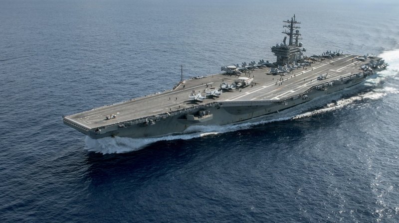aircraft carrier, USS Ronald Reagan, army, 2K, Navy