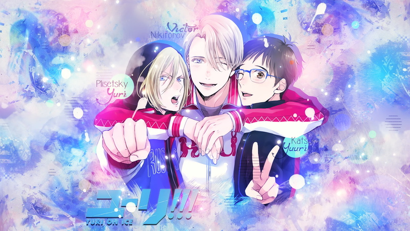 Yuri Plisetsky, 1080P, Yuuri Katsuki, Anime, Yuri!!! on Ice, Viktor Nikiforov