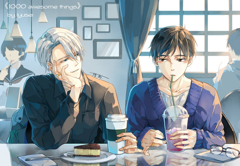 anime boys, 1080P, Yuuri Katsuki, anime, Victor Nikiforov, Yuri on Ice