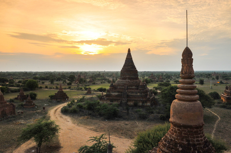 no people, Bagan, Travel, Asia, 4K, religion, built structure, travel destinations, landscape, the past, spirituality, nature, tourism, Burma, place of worship