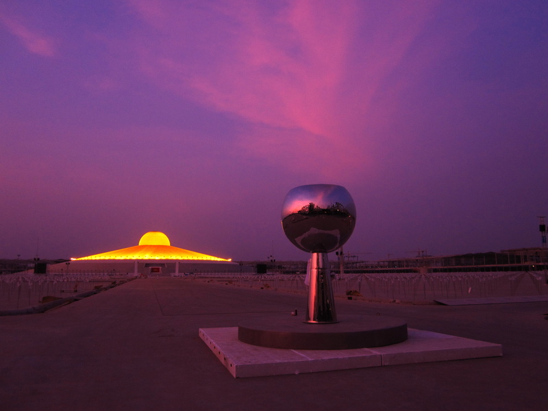 pagoda, 4K, no people, buddhism, dhammakaya pagoda, purple, gold, million, sunset, statues, architecture, nature, lighting equipment, temple, religion