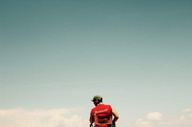 cloud - sky, one Person, outdoor, man, waist up, standing, men, alone, sky, red, green, beauty in nature, outdoors, 5K, leisure activity, childhood, skies