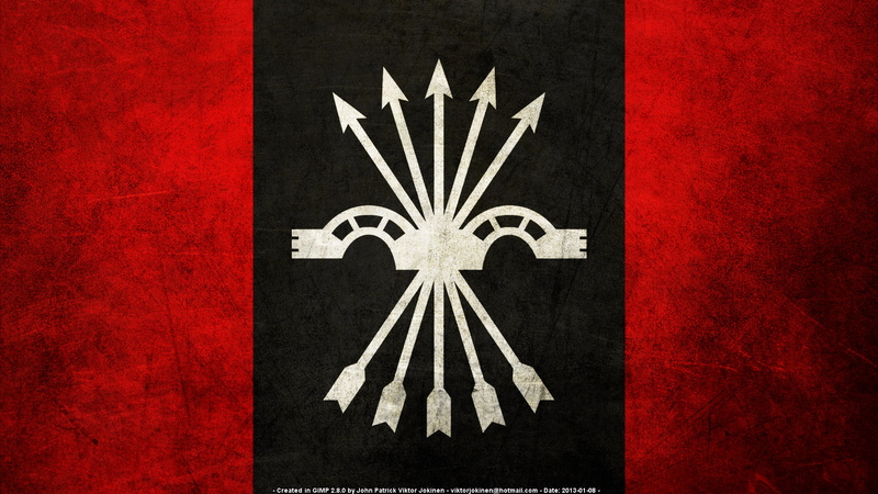 1080P, Assemblies Of The National Syndicalist Offensive, Flags