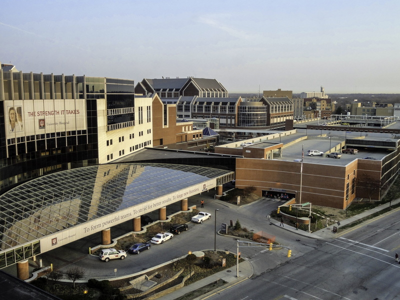 indiana, train - vehicle, travel destinations, Indianapolis, cityscape, school, United States, University Hospital, land vehicle, public domain, sunlight