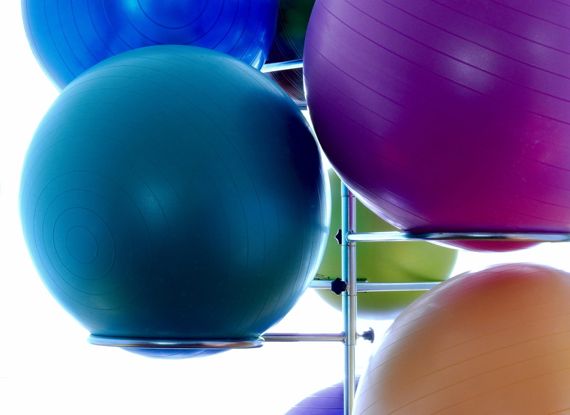two, metal, orange, day, stainless, outdoors, sphere, blue, balls, group of objects, move, 4K, curve, physiotherapy, motion, rack, low angle view, multi colored