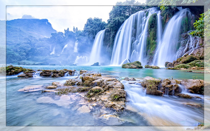 hd, gioc, 1080P, waterfall, desktop, vietnam