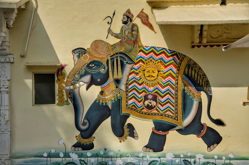 no people, graffiti, painting, creativity, decoration, religion, pattern, architecture, art and craft, day, 4K, home, belief, elephant, building exterior
