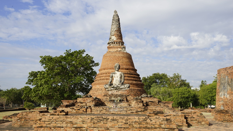 temple, built structure, tourism, sky, ancient, ayutthaya, travel destinations, architecture, history, belief, 4K, nature, thailand, religion, building