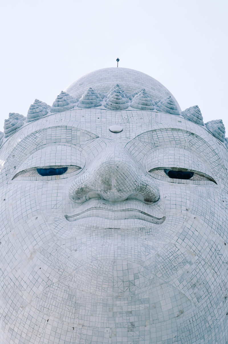 art and craft, belief, grey, s, religion, built structure, eye, history, statue, face, sky, head, architecture, spirituality, clear sky, representation