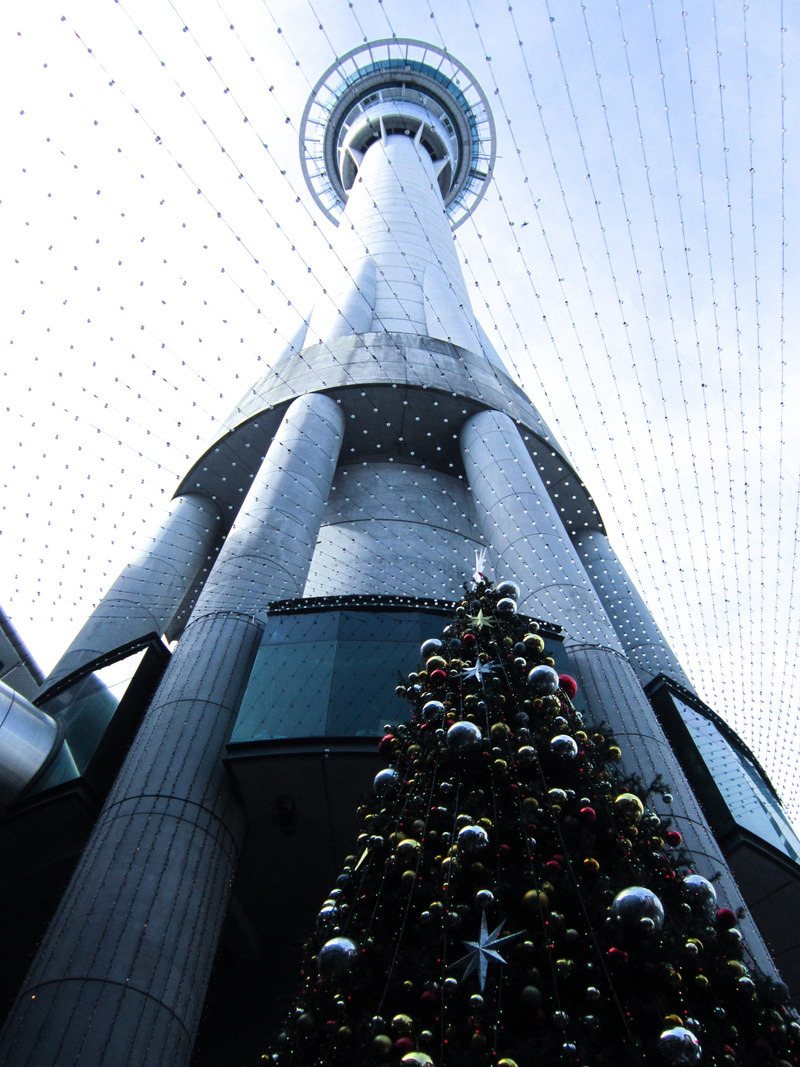 columns, christmas balls, light, office building exterior, christmas decor, stucture, tall - high, travel destinations, christmas tree, christmas, white