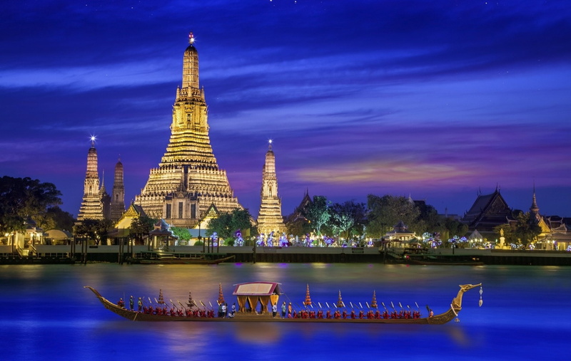 Wat Arun, Temples, Wat Arun Temple, Thailand, 1080P, Bangkok