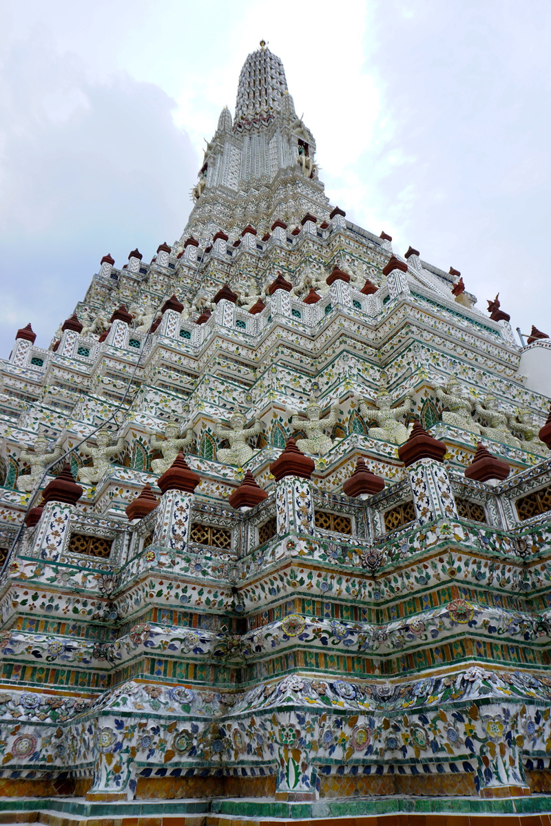 5K, architecture, temple of dawn, cloud - sky, temple, wat arun, buddhist, place of worship, building exterior, belief, buddhism, ornate, religion, tourism